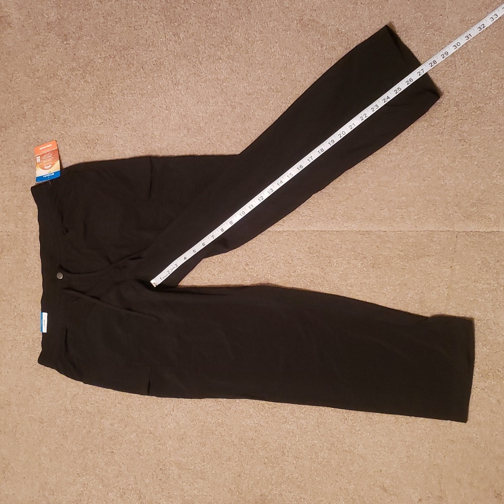 NWT Columbia Women's Black Straight Leg Regular Fit Roll-Up Pants - Picture 15 of 16